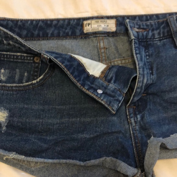 Free people denim shorts - Picture 4 of 6